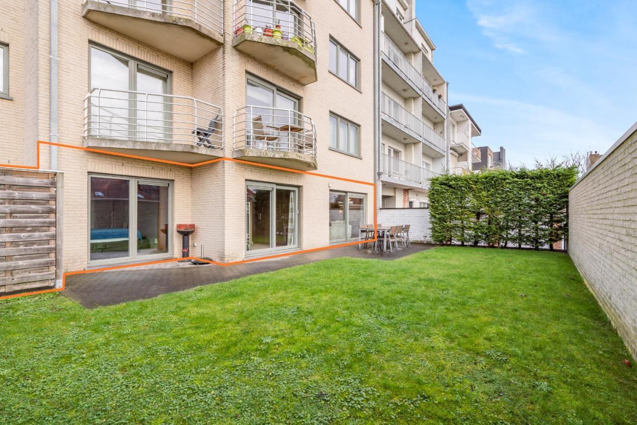 Luxury Apartment With Garden Close To The Beach Остенде Экстерьер фото